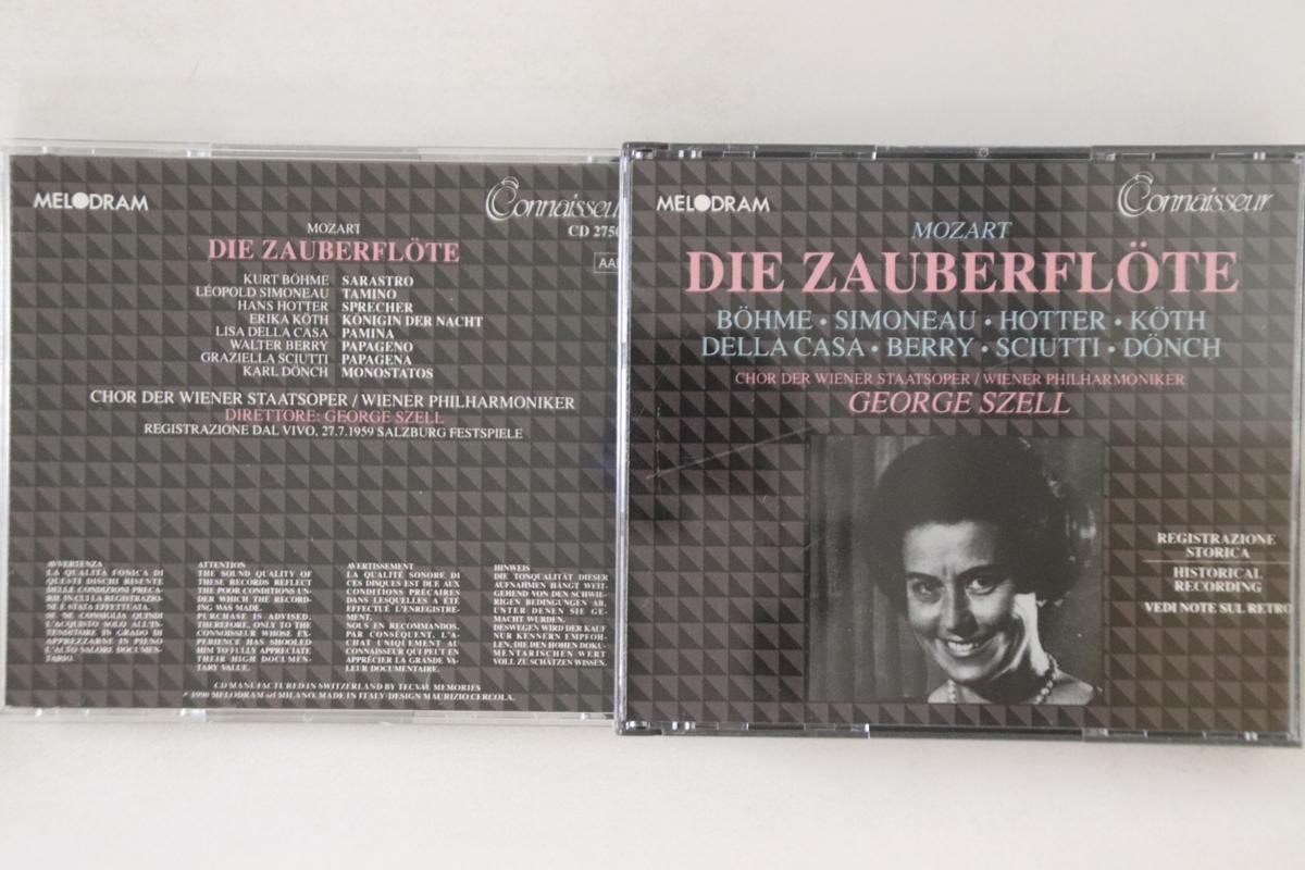 

CD GEORGE SZELL - Mozart Die Zauberflote CD27505 MOLODRAM Italy Classical Used