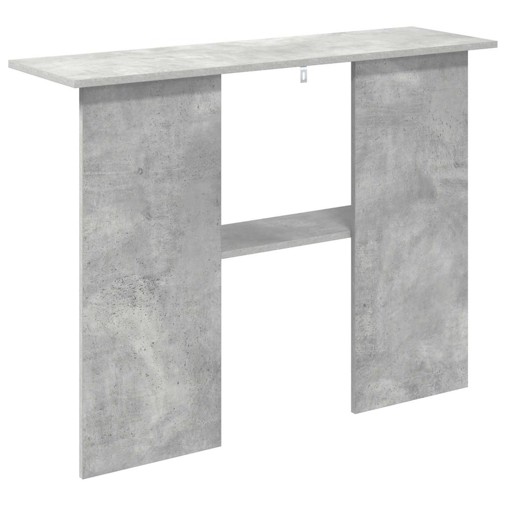 Console Table Concrete Grey 100 x 30 x 75 cm Engineered Wood