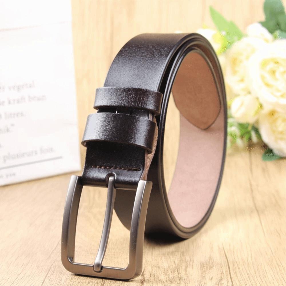 Retro Leather Belt Classic Casual Belts Luxury Waist Belts  Daily Wear