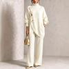 DICFY Women's Fashion Casual Autumn Winter Long Sleeve Pants Suits