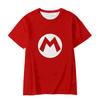 Magliette Estive Girocollo 3D Stampate Super Mario Moda Casual Manica Corta Bambini Ragazzo e Ragazza Bambini Unisex