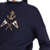 Ralph Lauren Crest Logo Embroidered Long Sleeve Pullover Knit Sweater Women 211762022-001