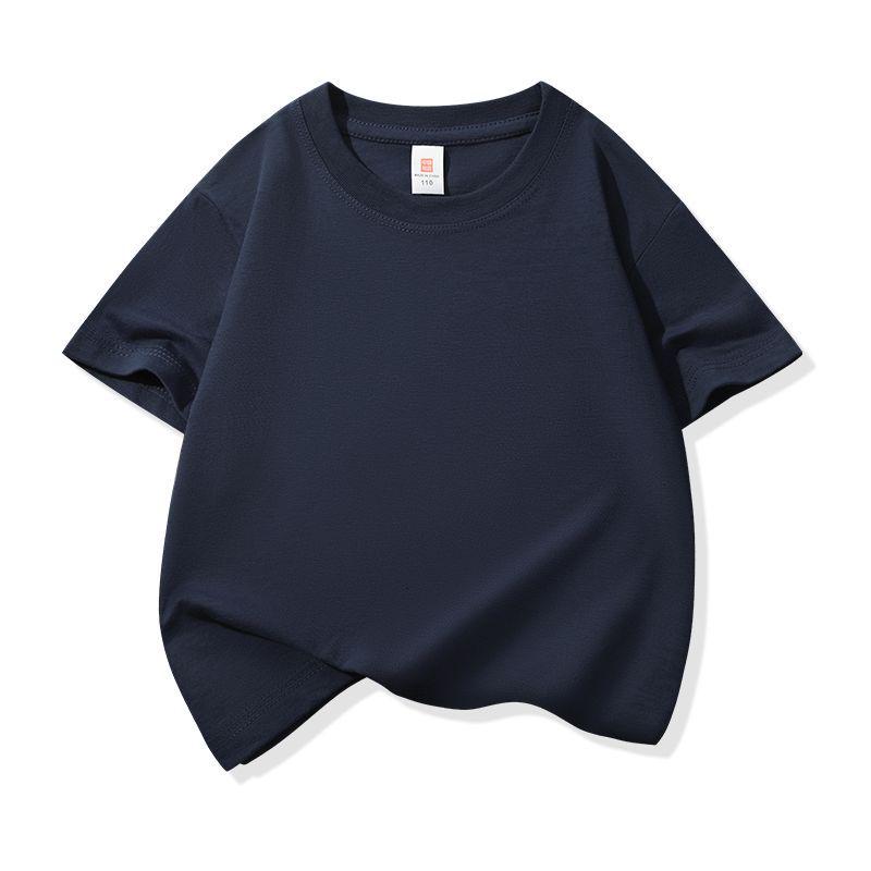 Customizable Kids' Summer Short Sleeve T-shirt with Logo Print