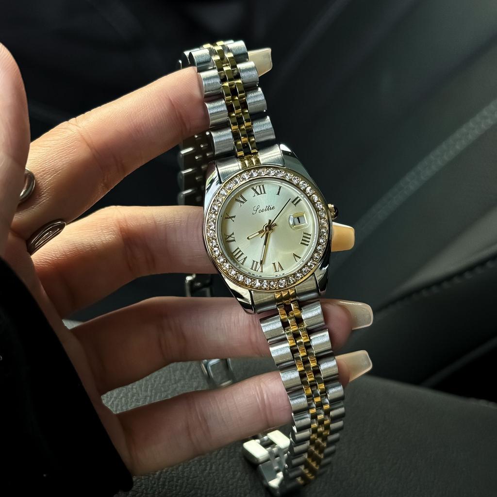 9393 Calendar Roman Vintage Classic Women'S Watch Waterproof Women'S Watch