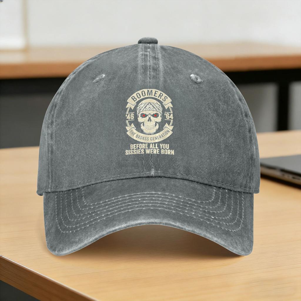 Boomer Generation Badass Before All You Sissies Were Born Casual Baseball Cap  Outdoor Sports Trucker Hat Summer Sun-Proof  Cap