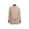 Nike X Nocta SS24 Zweifarbige Logo-Stehkragen-Sportjacke Herrenjacke Beige FN7666-200