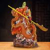 Colorful Guan Gong Fortune Statue Resin Ornaments Household Worship Sculpture Crafts Company Front Desk Decoration Opening Gifts