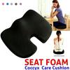 Coussin de siège de bureau et de voiture en mousse à mémoire de forme respirante pour douleur au coccyx et confort du dos