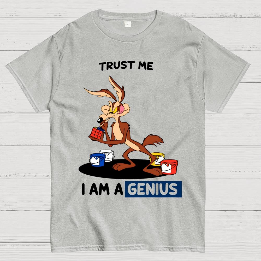 Trust Me I'm a Genius Funny Unisex Heavyweight 100% Cotton T-shirt