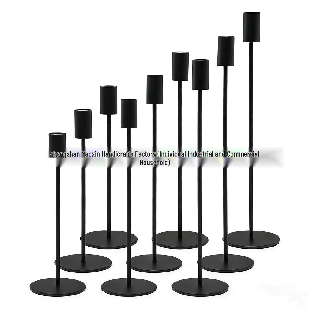 European Style Nordic Metal Candle Holder for Parties and Hotels