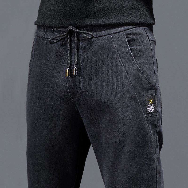 DOKI Lente en Herfst Jeans Heren Broek Hip Hop Harem Jeans Heren Broek Losse Joggers Denim Casual Sweatpants Broek Streetwear Herenkleding XXXXL