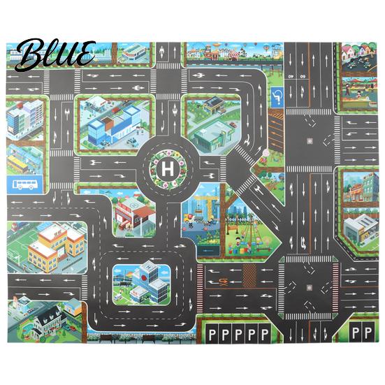 Game Pad Comfortable Play Place Mat Traffic Toy Playing Waterproof Educational Parking Baby Pattern Accessories