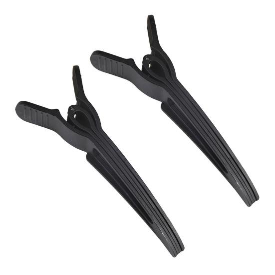 2/4Pcs Bang Clip No Hair Creases Curved Surface Strong Grip Volume Clip One-Handed Teeth Flat Hair