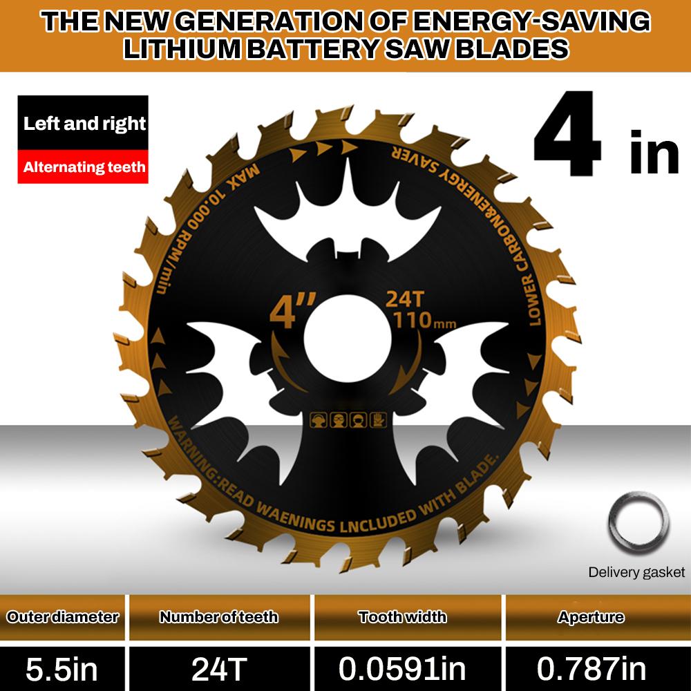 

Литиевый электрический пильный диск Деревообработка 4~6,5-дюймовая электрическая циркулярная пила Режущее полотно Ручная пила Пильный диск из сплава