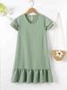 Girls Summer Boho Sun Dress, Tween Ruffles Tiered Dresses Size 5-14 Years