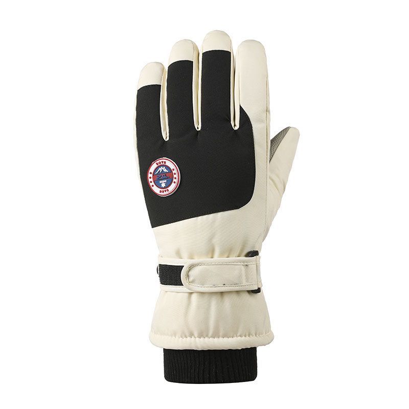 Ski Gloves Waterproof Winter Heattech Couple Snow Mountain Cycling Cold Autumn Outdoor Electric Car Adjustable Thickened Cycling