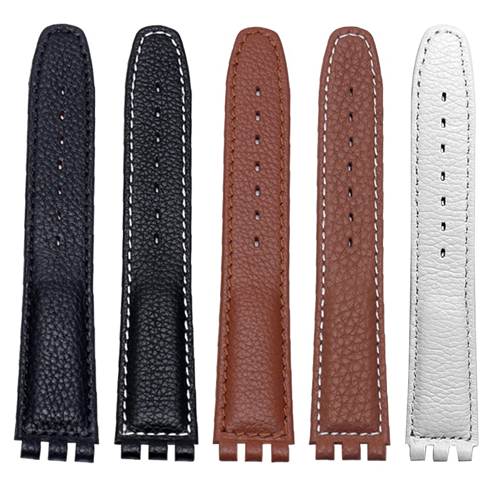 Chocoman Swatch Replacement Watch Band 3 Spring Spring Bar and 17mm/19mm [Includes Bars, Remover, Box]
