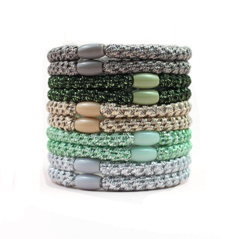 10pcs Sweet Elastic Rubber Bands Fashion Hair Rope Hair Accessories Ponytail Holders For Women