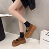 All-inclusive women's spring new versatile muffin casual shoes, small people pedal platform lazy shoes