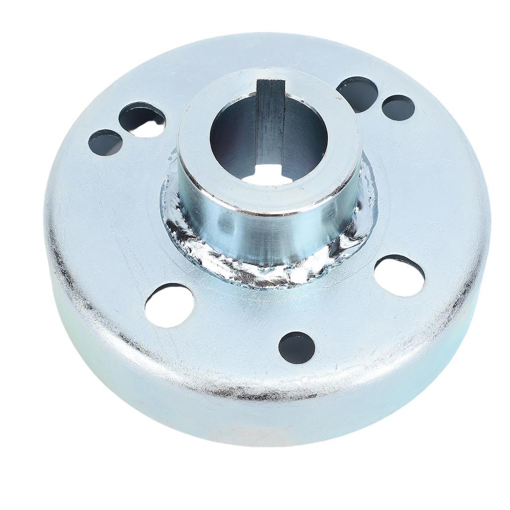 4in Brake Drum with 1 Inch Bore Live Axle 14in Keyway Steel Alloy Brake Drum Hub for Go Karts Mini