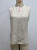 2026 Sleeveless Stand-up Collar Women's Summer Shirt - Elegant & Casual Style