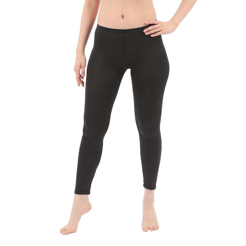 

[One Die Bell] leggings spats UV cut [Cool sensation to touch] [Water absorption and quick drying] cool Cool inner ladies (L-LL, 10 minute length)