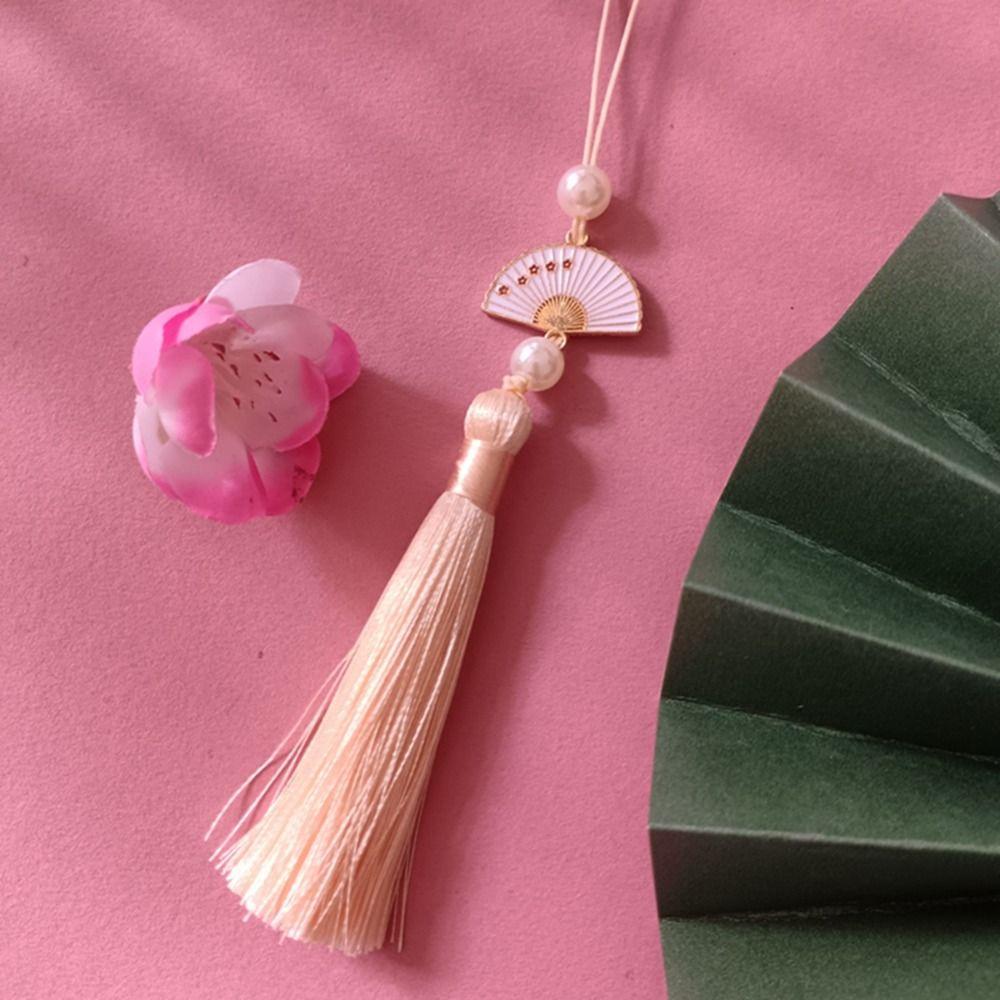 Lucky Bookmark Tassels DIY Crafts Phone Pendant Chain Clothing Pendant Tassel Car Keyring  Earrings