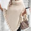 Autumn Winter Blanket Wrap Poncho Women Sweaters Shawl Cashmere Capes National Pullovers Windbreak Thick Cloak