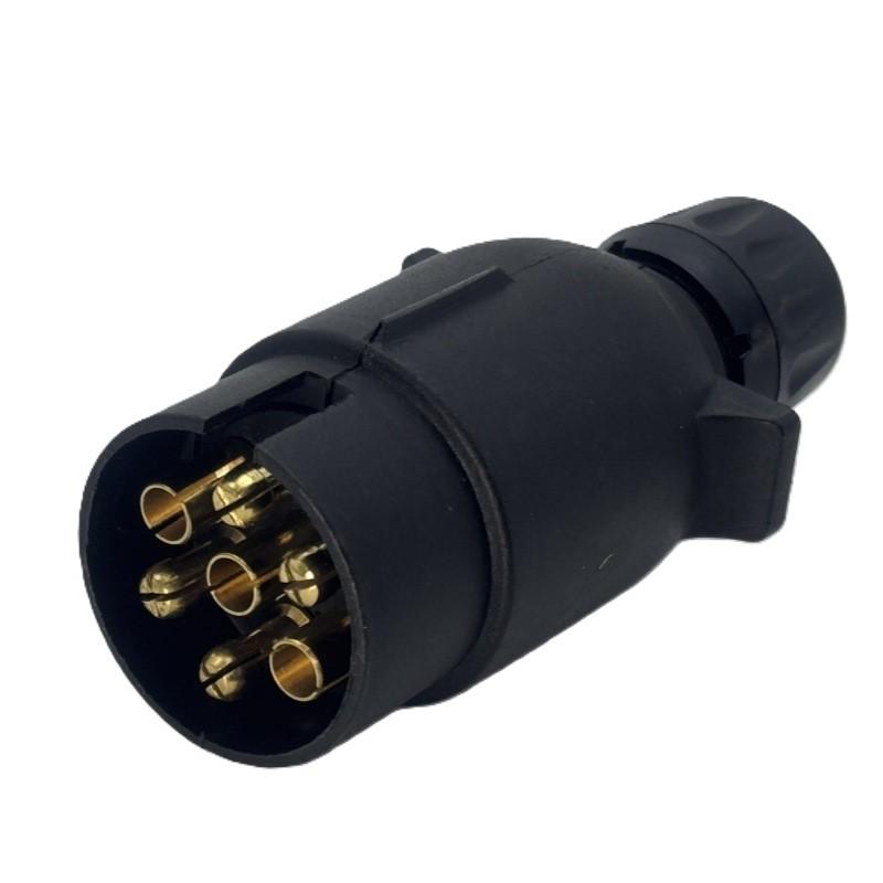 12V 7- bis 13-Pin Steckdosenadapter für Anhänger Wohnwagen Abschleppen Elektrischer Steckdosenstecker Konverter für Auto LKW