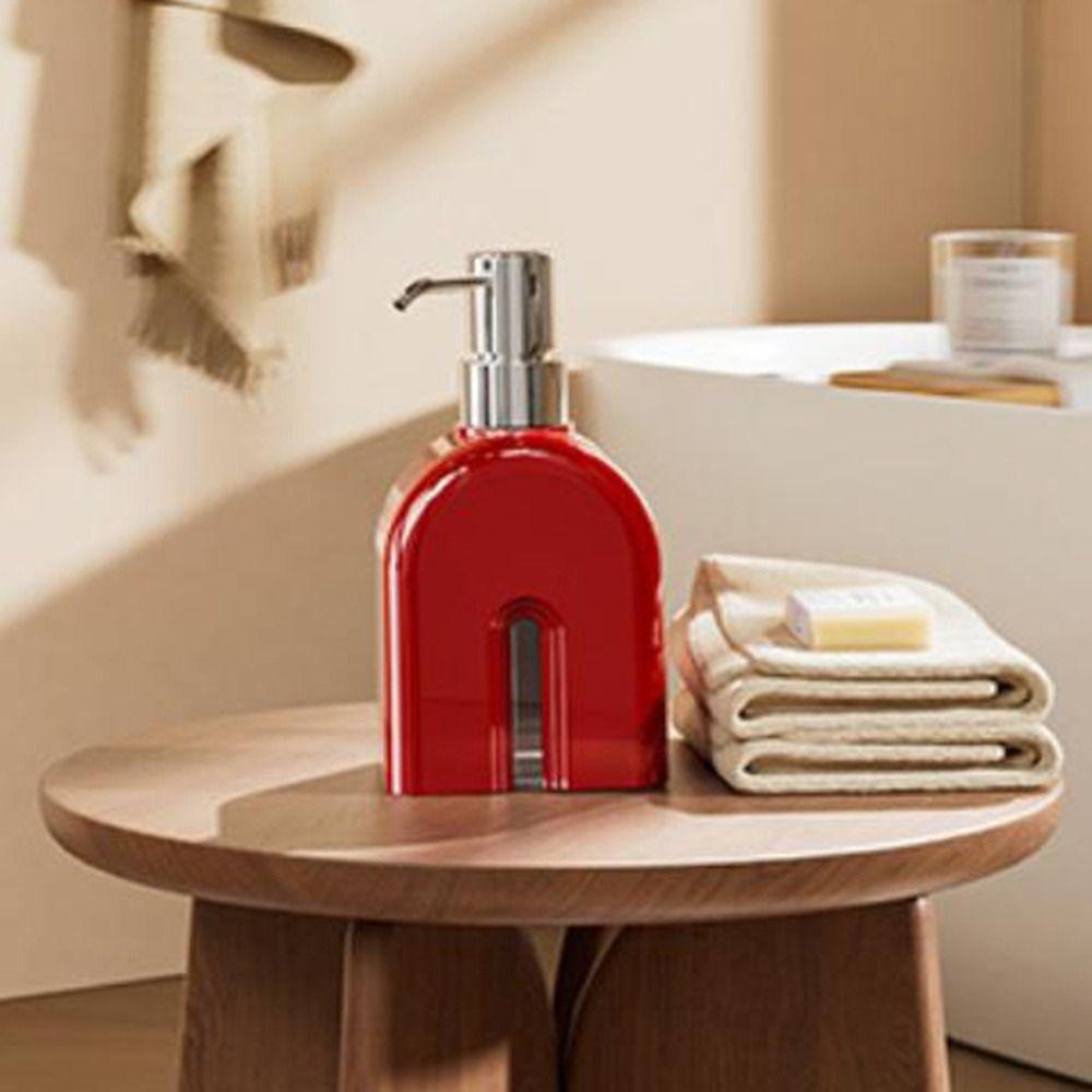 Practical Plastic Shower Gel Shampoo Bubbler 400ml Pump Style Hand Wash Bubbler Empty Reusable Soap Dispenser Bathroom