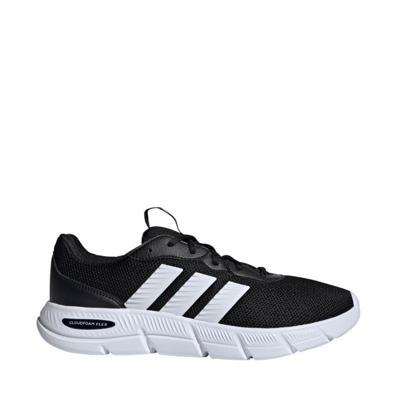 Adidas cloudfoam flex laces sneakers breathable upper Black/White