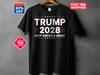Trump 2028, Keep America Great, Patriotic T-Shirts, Long Sleeve T-Shirts, V-Neck T-Shirts, Political Support, Election Gift