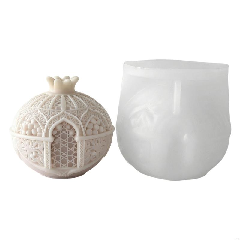 Pomegranate Embossed Silicone Mould for Candle Soap Chocolate Baking Tool Multipurpose Silicone Molds for Resin Casting HX6C