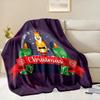 3D Christmas Nutcracker Soft Flannel Blanket for Bed Bedroom Sofa Picnic, Warm Throw Blanket for Cover Outdoor Leisure Nap Gift