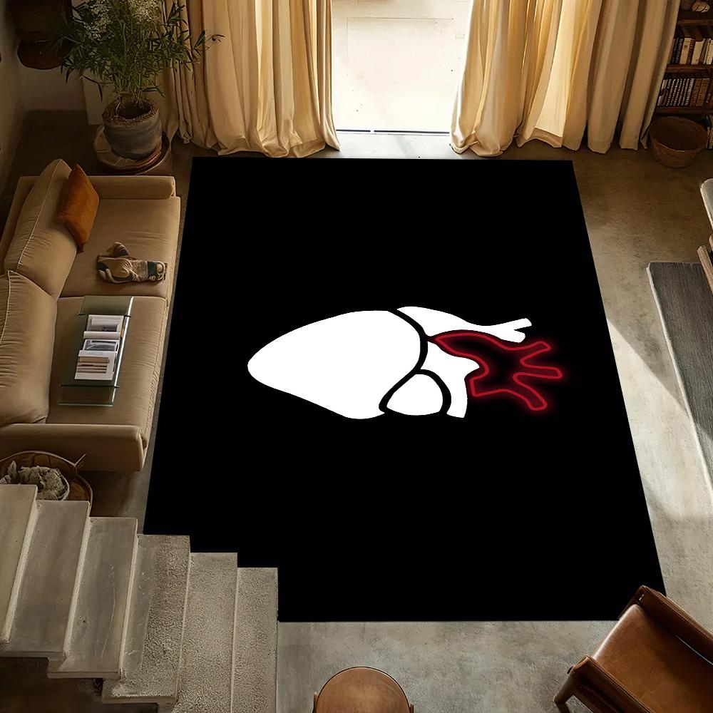 Door Mat q-Qlf Anti-Slip Kitchen Bedroom Handmade p-PNL Tufted Rug Carpet singer Living Rapper Room Entrance Decoration
