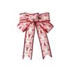 Holiday 25cm Delightful Bow Decoration In White Pink And Blue For Merry Christmas Celebrations