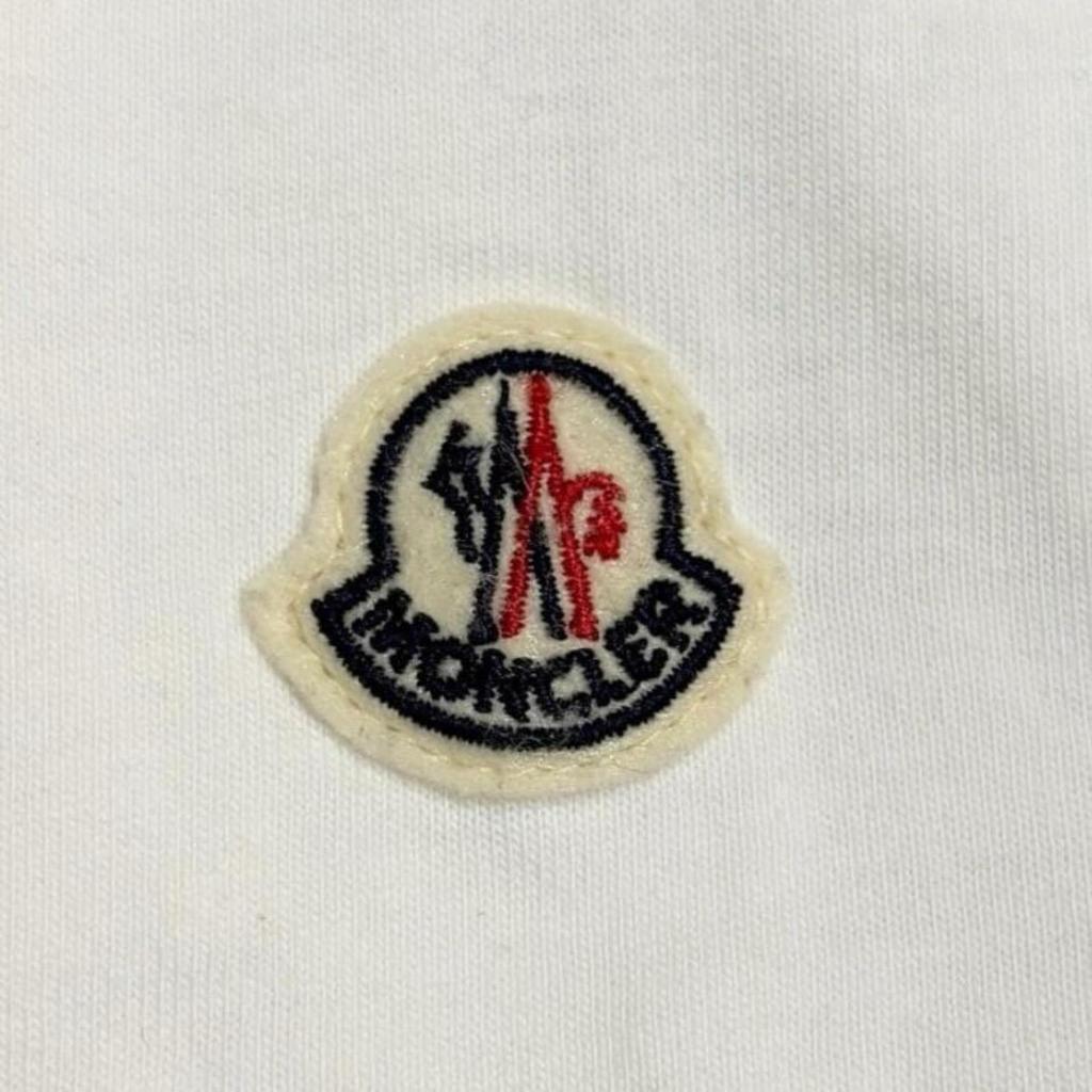 MONCLER Short-sleeved T-Shirt White Men's Size XS Model H20938C00012 829HP