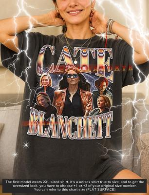 Cate Blanchett Bootleg Shirt, Cate Blanchett Vintage Tee, Cate Blanchett 90s Tshirt, Cate Blanchett Retro Tee, Drama Actress