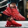 Trendy Blade Shoes Men's Running Shoes Non Slip Fashion Sneakers Breathable Mesh Athletic Training Shoes