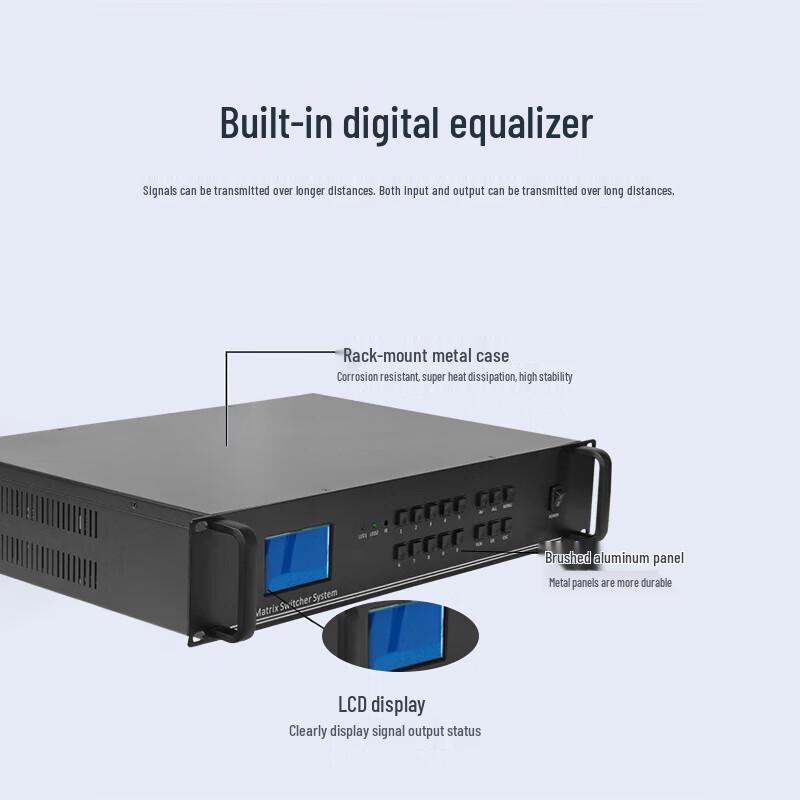 Yeren YRV-A04 Modular HD VGA Matrix Switcher