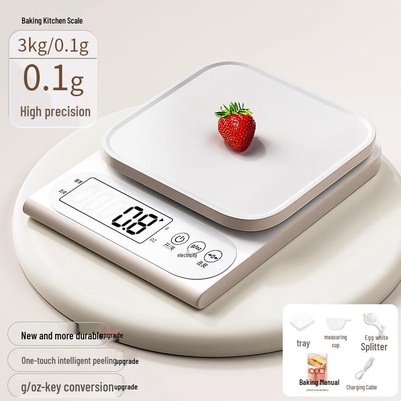Compact Precision Kitchen Scale: Accurate Electronic Gram Weighing for Household and Food Use