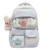 Schoolbag High value transparent pain bag High school junior high school students lightweight backpack New star primary school large capacity 