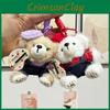 Lovely Plush Bear Keychain Character Doll In Soft Fabric Ideal For Gifting Collectibles And