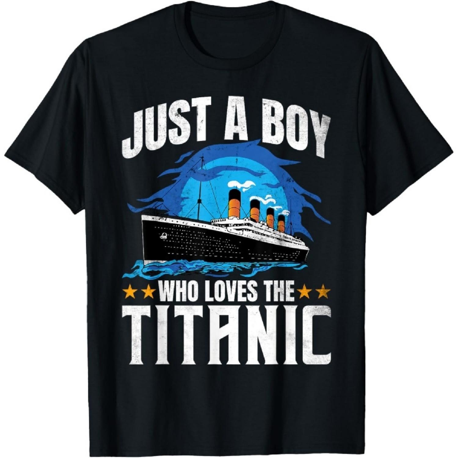 Мальчики, которые просто обожают футболку RMS Titanic S