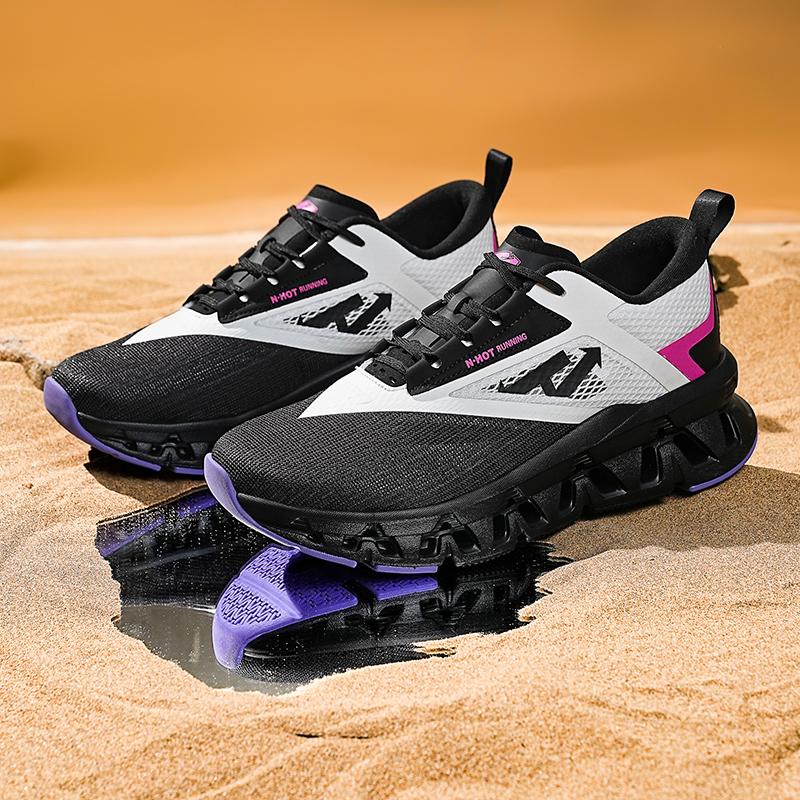 

Кроссовки для бега Carbon Board Speciality Marathon Мужские спортивные дышащие легкие женские удобные спортивные нескользящие кроссовки 38 черный белый