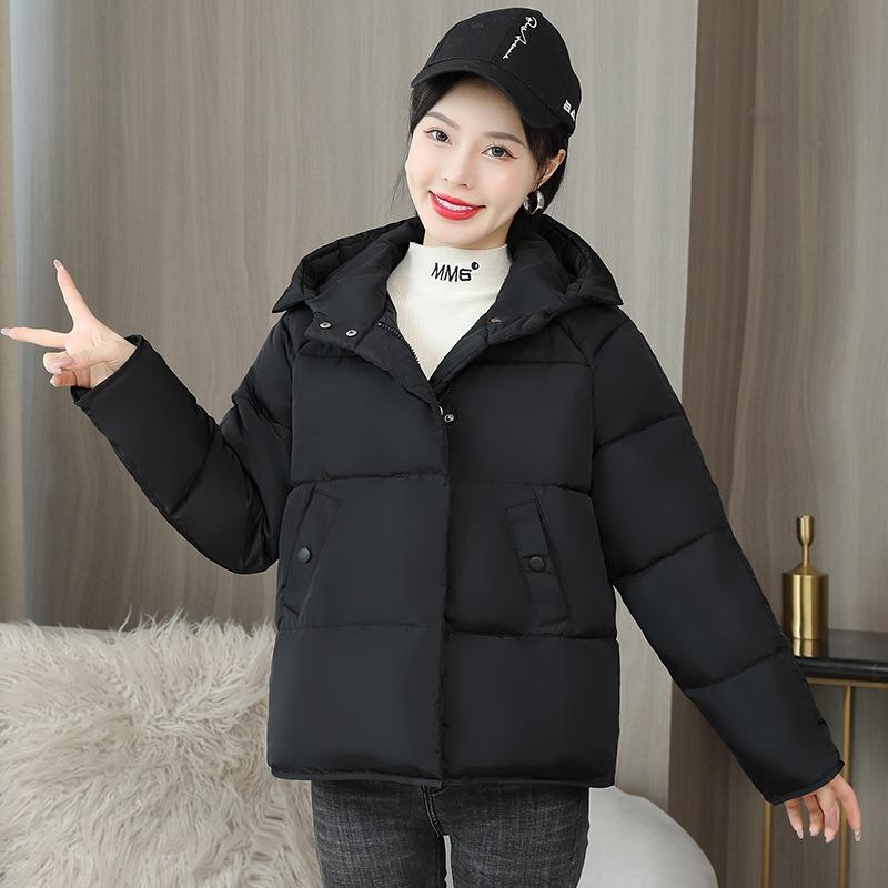 Winter cotton-padded clothes women's short loose bread clothes hooded warm winter cotton-padded clothes women's jackets padded jackets tide and cold
