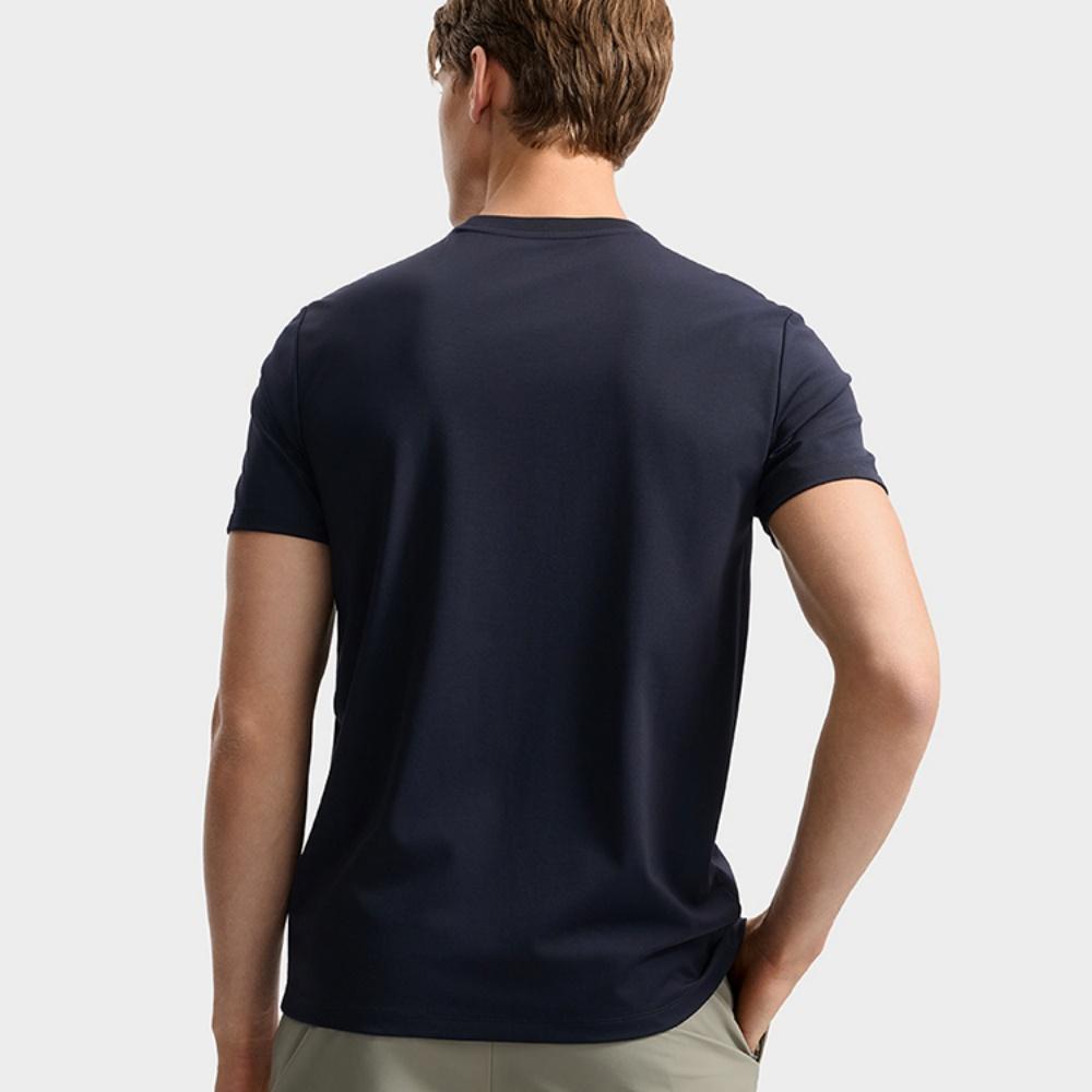 New FILA WHITE T Shirts Men's Legend Blue NV F11M533101F-NV