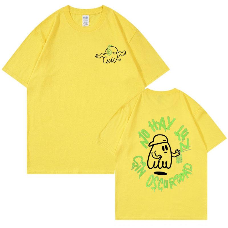 Rapper Feid Ferxxo Mor No Le Temas A La Oscuridad T Shirt for Men Women Clothes Vintage Tshirts Cotton ONeck Oversized Tshirt