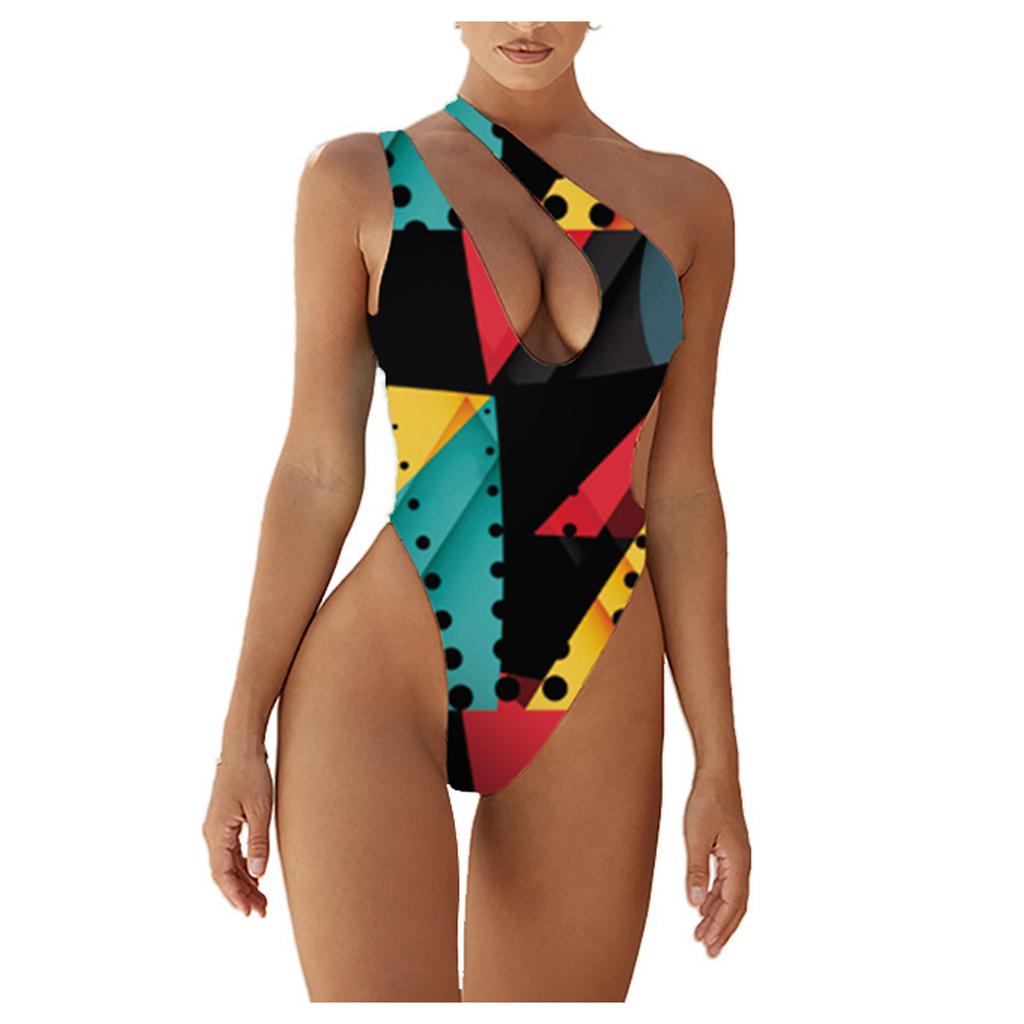 Women's Swimsuit  Bikini Print Sleeveless Sexy Swimsuit