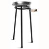 Ensemble Paella - Briebe - Brûleur 30cm - Poêle Émaillée 38cm - Support 3 Pieds - Noir
